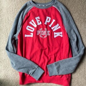 Pink‎ Victoria's Secret Ladies XS Long Sleeve Top Love Pink Y2K
